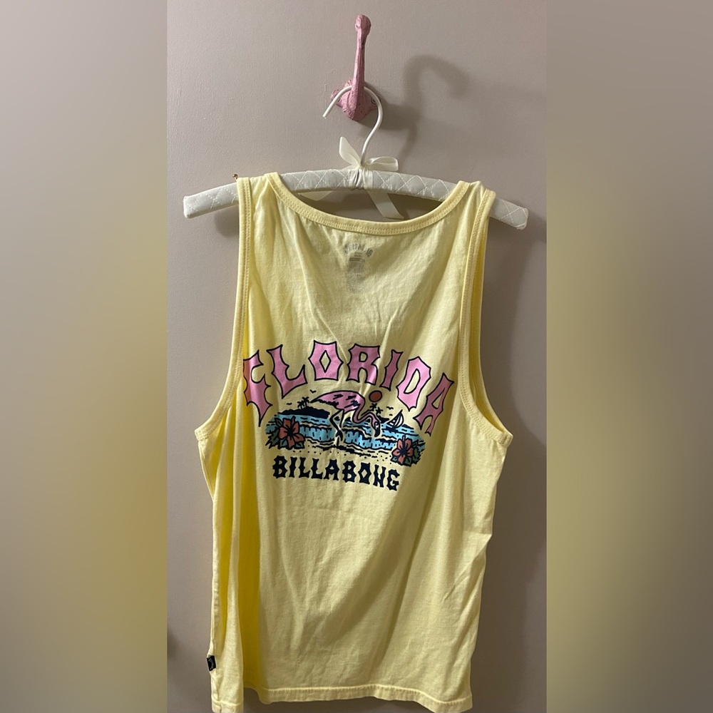 Billabong Florida Yellow Tank Top